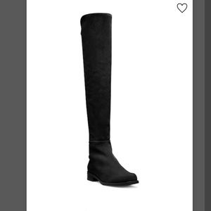 Stuart Weitzman Over the Knee 50/50 Black Suede Boots